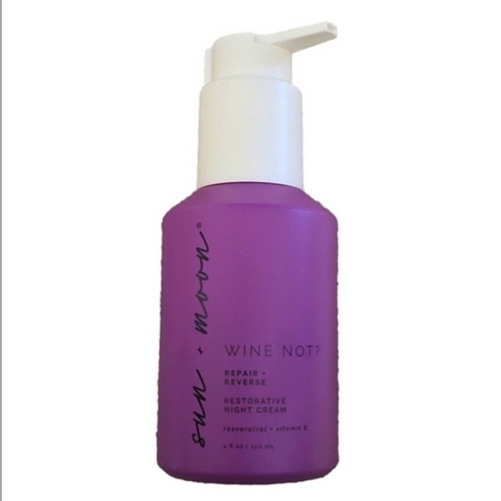 Sun & Moon wine not repair and reverse restorative night cream new 4 oz